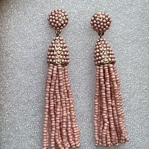 BaubeBar Earrings light pink tassel